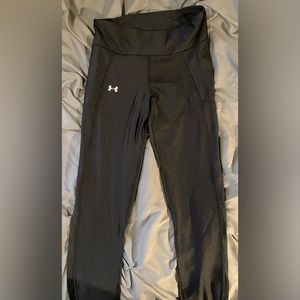 Under Armour Leggings with side zipper pocket and mesh below back of knees
